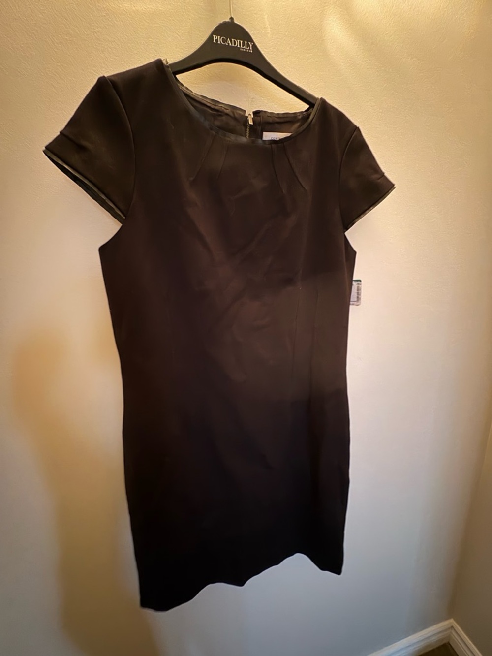 NWT- Classic Black Sheath Dress -m